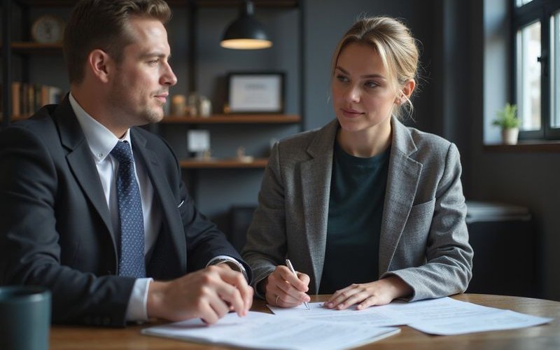 Business advisor helping Dallas business owner prepare SBA loan application documents strategy