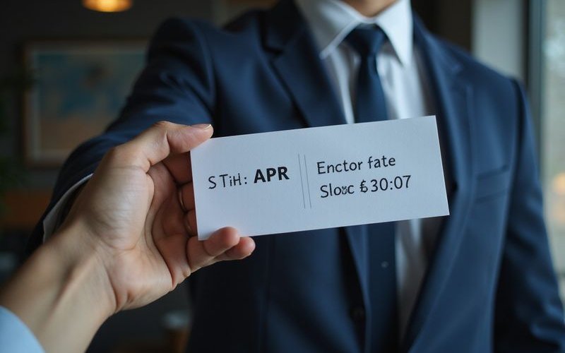 Calculator displaying factor rate to APR conversion formula for business financing cost comparison