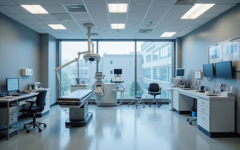 Modern medical equipment in Dallas healthcare facility representing medical equipment financing opportunities