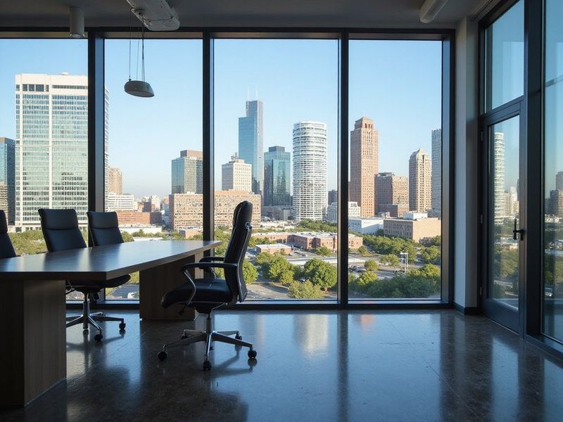 Dallas Texas business district skyline